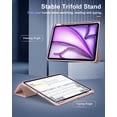 thumbnail image 4 of Funda TimoVo para iPad Air de 13 pulgadas con soporte para lápices, color rosa claro, 4 of 9