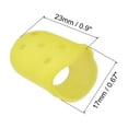 thumbnail image 2 of Protector de punta de dedo antideslizante Uxcell, paquete de 10 guardas de dedo de silicona, amarillo, 2 of 6