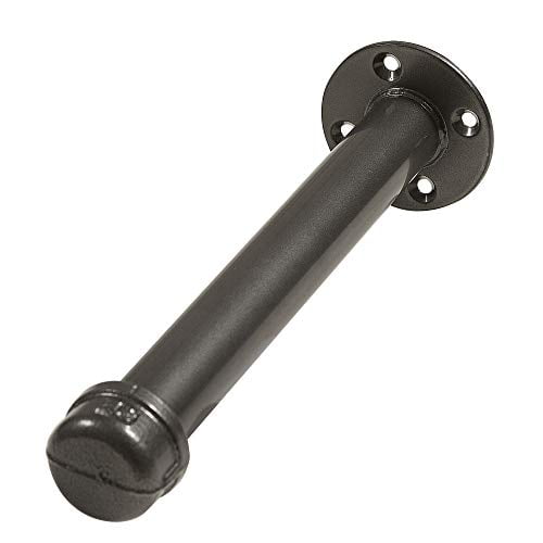Econoco PSWL10 Pipeline 10 Pouces L Support Mural - Finition Gris Anthracite, Taille du Pack - 12