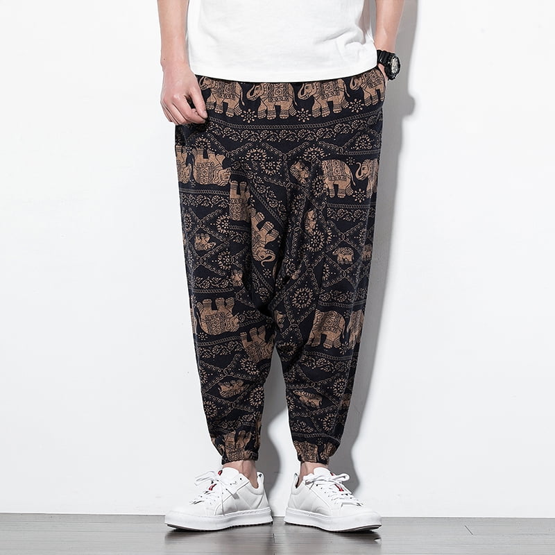 Band of Gypsies Baggy Pants allover print casual look Fashion Trousers Baggy Pants 