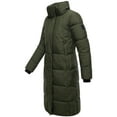 thumbnail image 5 of Marikoo Women's Long Winter Coat with Hood - Knee-Length - Water-Repellent - Chumanii XVI, 5 of 10