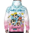 thumbnail image 6 of Unisex Men'S And Women'S Powerpuff Girls Hoodies 3d Fashion Digital Print Cartoon Pullover Hooded Sweatshirts With Pockets, 6 of 8