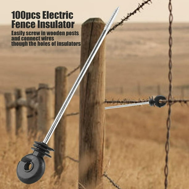 Herchr Ring Insulators Electric Fence Insulator 100pcs Plastic Ring Insulators Electric Fence Long Distance Screw In Insulator For Wooden Post Walmart Com Herchr Ring Insulators Electric Fence Insulator 100pcs Plastic Ring Insulators Electric Fence Long Distance Screw In Insulator For Wooden Post Walmart Com