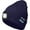 Navy Blue, variant on Viworld Men Women 4 LED Beanie Hat USB Rechargeable Headlamp Cap Built-in Stereo Speakers & Mic Winter Knitted Bluetooth Music Beanie Hat (Black)