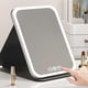 thumbnail image 4 of Dressing Table Mirror with Led Light Rechargeable Lighteds Makeup Mirror for Bathroom Bedroom, 4 of 5