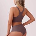 thumbnail image 4 of Bixock Wireless Bra for Women No Underwire Plus Size Tank Bra Front Closure Fixed Cups Lift Support Breathable Abjustable Everyday Casual Women Under Wear, 4 of 7