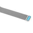 thumbnail image 3 of 22mm Quick Release Stainless Steel Magnetic Mesh Watch Band Loop Strap Replacement for Smartwatches, Silver, 3 of 9