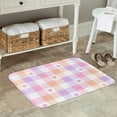 thumbnail image 7 of Pofeuu Heart Buffalo Plaid Print Flannel Doormats Rug16"x24"Rug Washable Doormats Indoor Outdoor Rugs for Layered Front Door Mats, Porch, Kitchen, Entryway, 7 of 7
