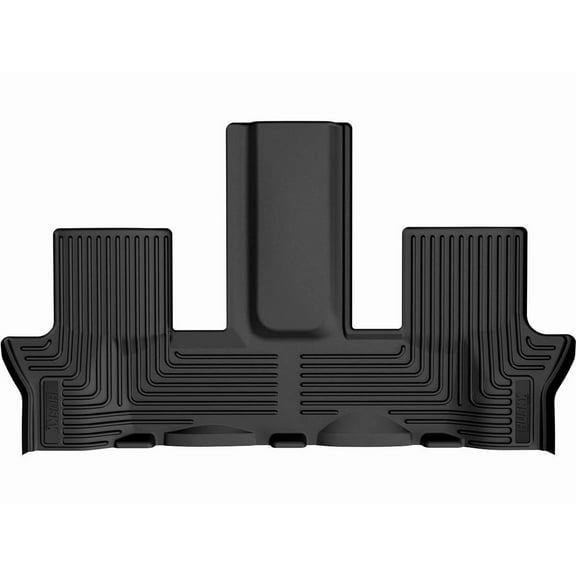 Husky Liners 19871 Weatherbeater Floor Mat Fits 2024-2025 Hyundai Santa Fe w/ 2nd Row Bench Seat 3rd Row Liner 1pc Black