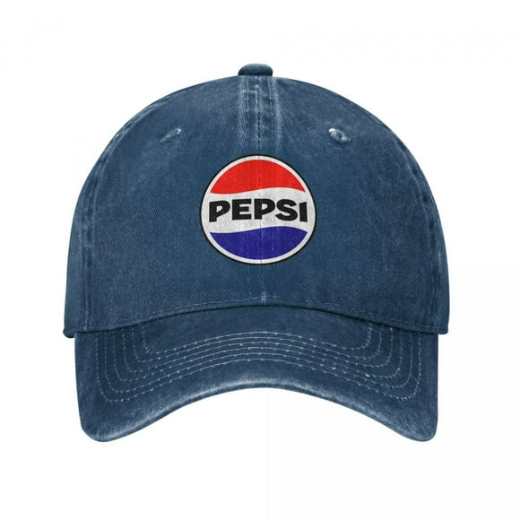 1969 PepsiED Logo Washed Baseball Cap Sweet Drink Casual Trucker Hat Summer Men Adult Kpop Rock Sun Visors Baseball Caps Navy Blue One Size