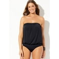 thumbnail image 4 of Swimsuits for All Bandeau Blouson Tankini Set, 4 of 5