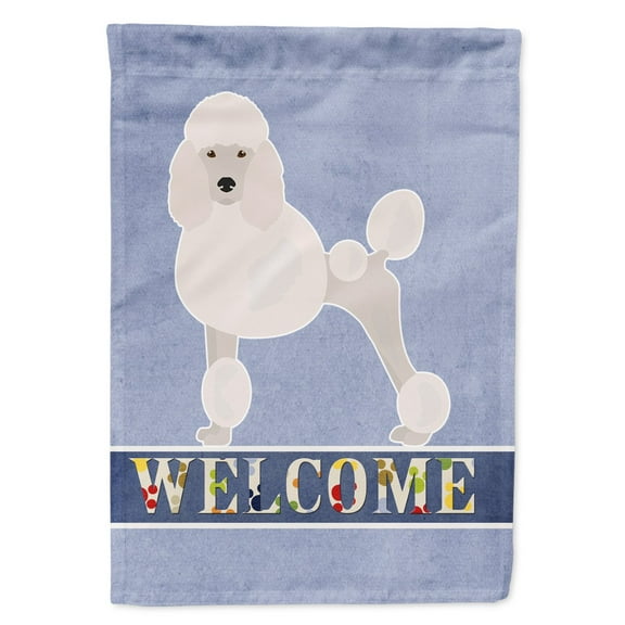 Miniature Poodle Welcome Garden Flag