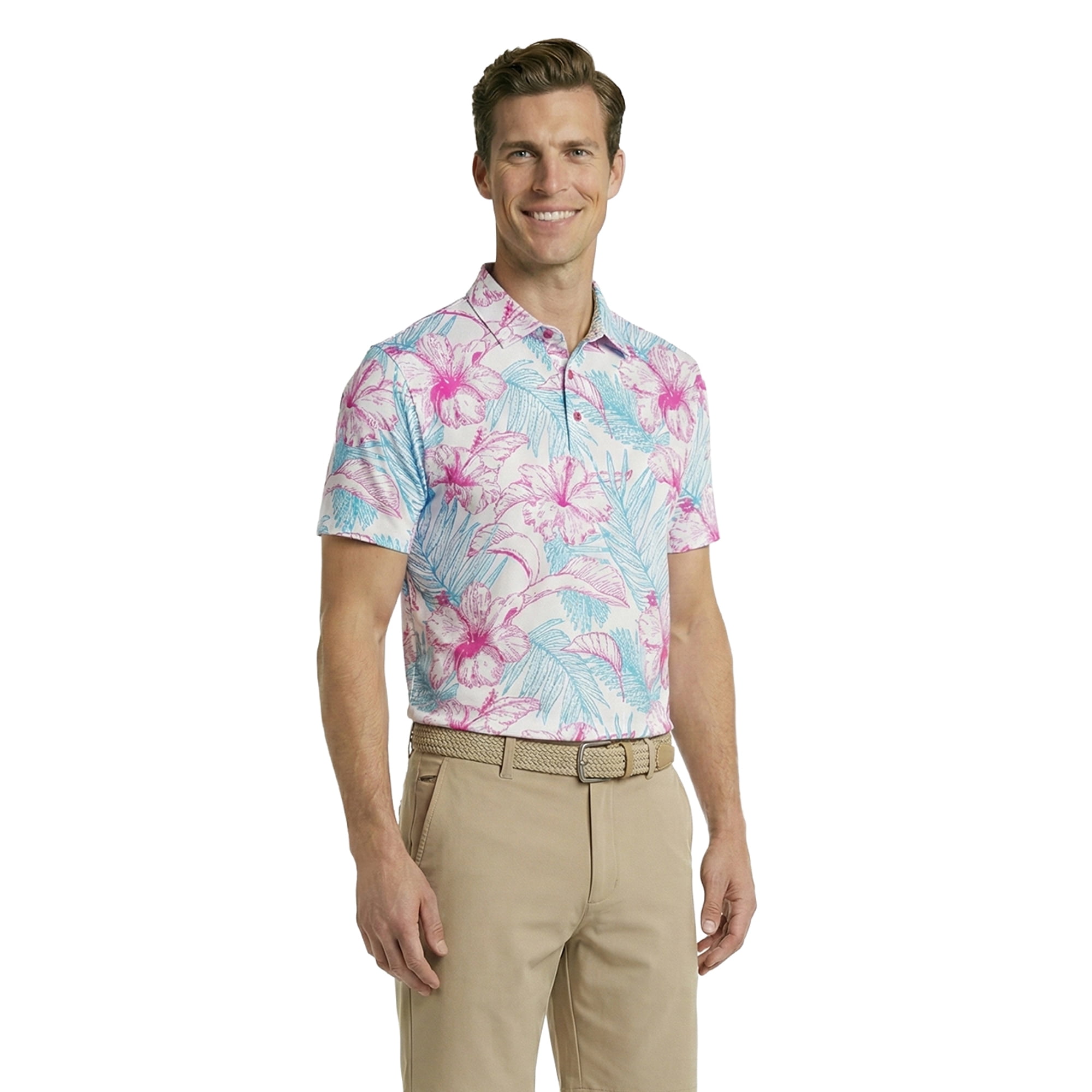 Birdie Bound Men's and Men's Big & Tall Novelty Golf Polos, Sizes
