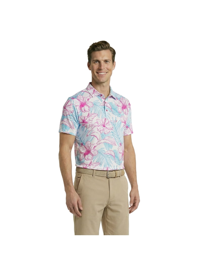 Birdie Bound Men's and Men's Big & Tall Novelty Golf Polos, Sizes