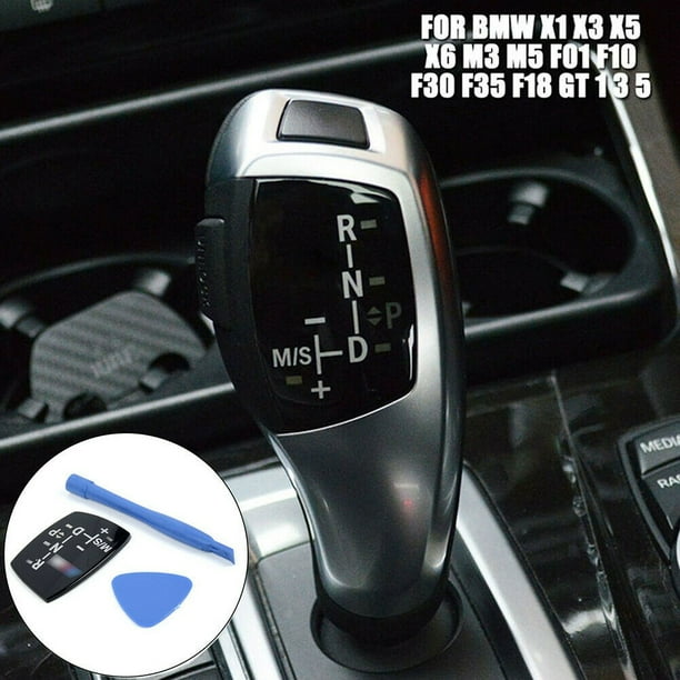 Car Auto Gear Shift Knob Panel Sticker Rnd For Bmw X1 X3 X5 F01 F10 F30 F35 F18 Walmart Com