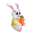 thumbnail image 4 of Figura De Luz Led De Conejo Inflable De 1,5 M, Conejo De Pascua, Conejo De Pascua Con Zanahoria, Decoración Navideña Inflada Monstrate HA025316-02, 4 of 6