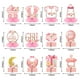 thumbnail image 2 of Decoraciones para baby shower Aodocuto, oro rosa y rosa, 12 unidades, para niña, 2 of 6