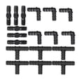 thumbnail image 4 of Barbed Connector,18Pcs/Set Hose Connector Drip Straight Coupling Hose Connector Remarkable Clarity, 4 of 14