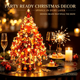 thumbnail image 3 of DIY Beaded Mini Christmas Tree Craft Kit, Bead Art Ornament, Handmade Beginner Friendly Xmas Making Supplies, Holiday Tabletop Desk Home Decoration, 3 of 9