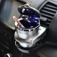 thumbnail image 1 of Car Ashtray with Light - Black and White Design for Easy Smoking Disposal, 1 of 1