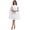 White, variant on Women's Crewneck Dress Cape Sleeve Poncho Dresses Summer Loose Knee Length Sundress for Womens S-XXXL