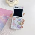 thumbnail image 3 of for Samsung Galaxy Flip 6 / Flip 7 FE Bling Case, Women Girly Clear with Planet Stars Space TPU Cute Sparkle Glitter 4 Corners Shockproof Protective Transparent Phone Cover (Planet), 3 of 17