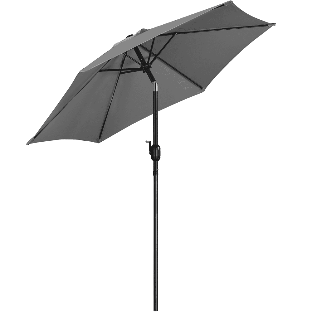 Renwick 7.5ft Patio Outdoor Umbrella, Gray