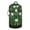 Green & White Tulips, variant on Large Capacity Drawstring Laundry Backpack Portable Dirty Clothes Hamper Pattern Of Tulips