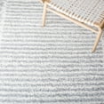 thumbnail image 6 of SAFAVIEH Parma Yvonne Geometric Shag Area Rug, Grey/Ivory, 6'7" x 6'7" Square, 6 of 8