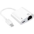 thumbnail image 1 of Lightning To Ethernet Adapter, Compatible 2 In 1 Ethernet Lan Network Adapter With Charge Port, 1 of 5