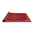 thumbnail image 2 of Ahgly Company Indoor Rectangle Abstract Red Contemporary Area Rugs, 2' x 4', 2 of 4