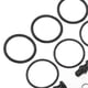 thumbnail image 3 of Car Fuel Injector Seals Gaskets Kit with 5 Bolts 038198051B Replacement for 2.5TDI R5 128kw 174hp 2003-2010, 3 of 5
