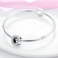 thumbnail image 7 of MULA Original 925 Sterling Silver 26 Letters DIY Charm AAA Zircon Beads fit Bracelet for Women Gift Jewelry, 7 of 7