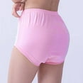 thumbnail image 4 of Summer Savings Panties for Women Women's Middle-aged And Elderly Underwear Solid Color Loose Underwear Body Shaping Briefs High Waisted Plus Size, 4 of 4