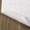 thumbnail image 2 of Mohawk Home Classic Cotton Plush Stain/Fade Resistant Non-Slip Washable Bath Mat, White, 2' X 5', 2 of 7
