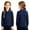 Navy^0724&04, variant on Garbnen Polo Shirts for Boy Girls Striped Quick Dry Long Sleeve Golf Shirt Teen Preppy Student Back To School Button Down Collared School Uniform Black