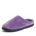 thumbnail image 2 of Dearfoams Women's Microfiber Velour Clog Slipper with Quilt Detail, 2 of 3