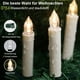 thumbnail image 2 of 10 velas LED, luces LED de hadas, inalámbricas, candelabros regulables, velas navideñas sin llama, 2 of 5