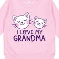 thumbnail image 3 of Inktastic I Love My Grandma Toddler Sweatshirt, 3 of 4