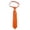 Orange, variant on Kids Preppy Style Necktie Easy-on Uniform Tie for School and JK Style
