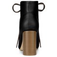 thumbnail image 4 of BLISSFUL STEP Bottines à Talons Épais à Bout Rond pour Femmes, 4 of 7