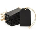 thumbnail image 3 of 50 Pieces Mini Chalkboard Tags Wooden Stocking Name Tags Double Sided Erasable Hanging Board Labels with String Twine for Kids DIY Craft Supplies Baskets Storage Bins Price Tag Supplies, 3 of 8