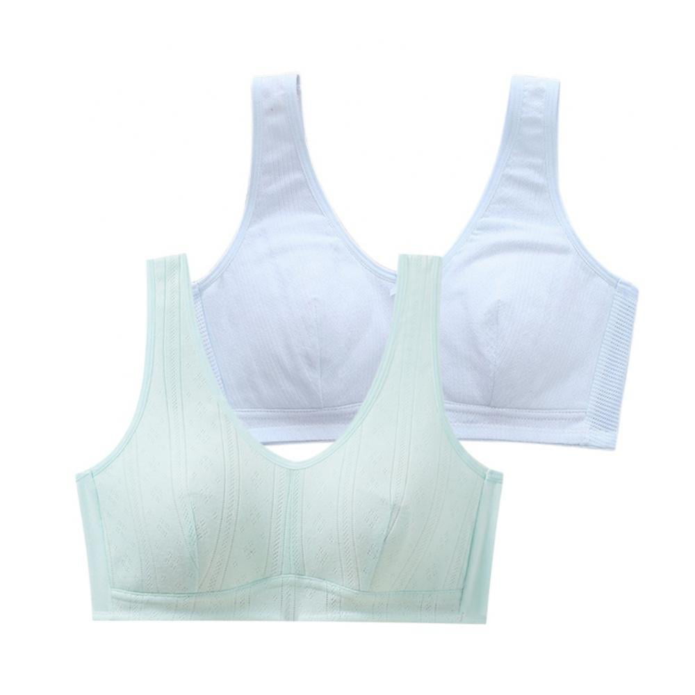Cotton front buckle girl underwear thin section middle school students  puberty small vest junior high school 14-year-old high school student bra