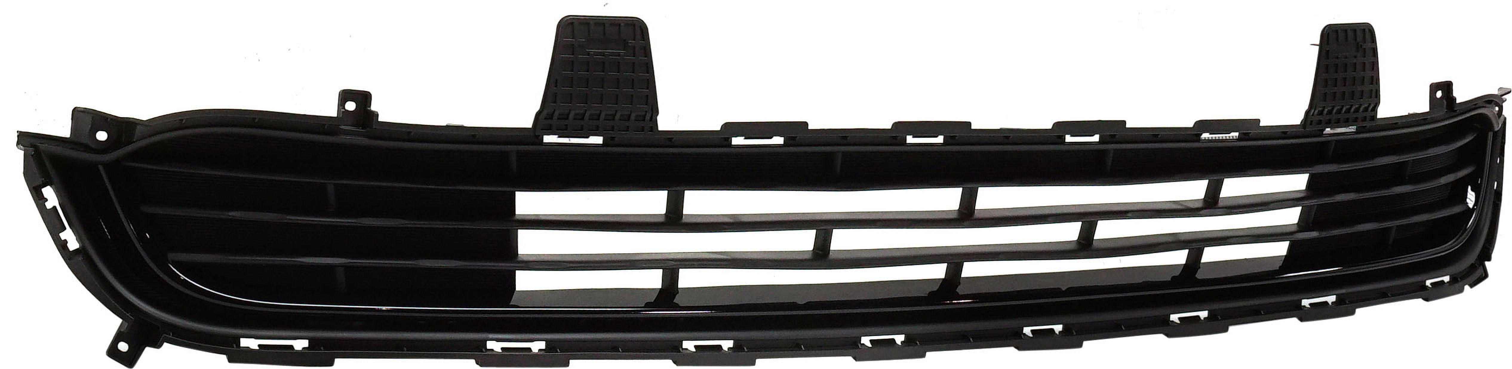 Bumper Grille Compatible With 2016-2018 Kia Optima Front Textured Dark Gray