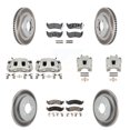 thumbnail image 1 of Transit Auto Front Rear Disc Brake Caliper Coated Rotors and Ceramic Pads Kit (10Pc) for Car Ford Explorer Sport Trac Mercury Mountaineer KCG-101037T, 1 of 11