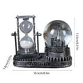 thumbnail image 4 of Cheapark Vintage Crystal Snow Globes with Hourglass - 10ml & 50ml Sizes for Shelf & Desktop, Festive Decor for Living Room/Bedroom, 4 of 6