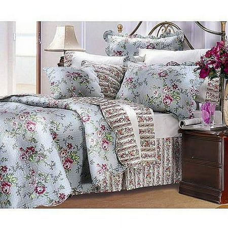 Global Trends Jessica 10-Piece Quilted Bedding Ensemble, Queen