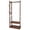 Corner Rack, variant on Solid Wood Corner Hall Tree with Coat Hooks and Hanging Rod, Entryway Coat Rack with Storage Shelves, Freestanding Corner Organizer for Bedroom, Living Room and Home Storage