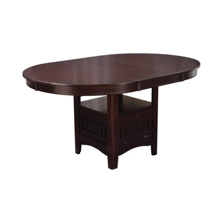 Coaster Lavon Dining Table with Storage in Espresso.   incomplete 