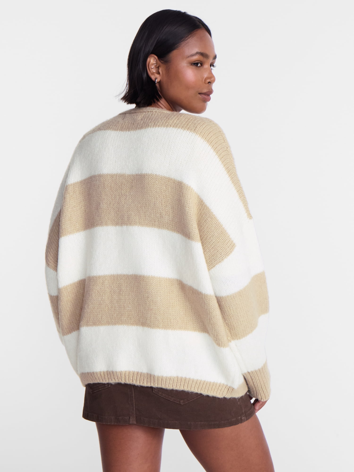 No Boundaries Women's Open Front Cardigan, Women's XXS-4X